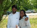Murali and his lovely wife geetha 2002