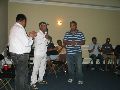 Raja from KCCC receiving the award